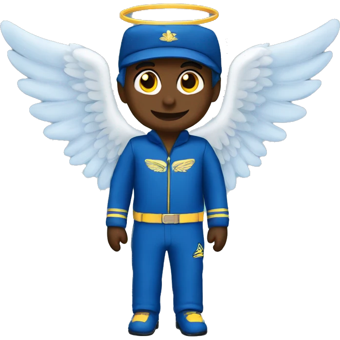 Blue angel emoji