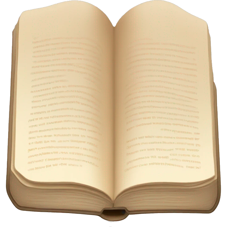 An open, hardcover book, depicted with a beige cover. Commonly used for various content concerning reading, writing, learning, and schooling. emoji