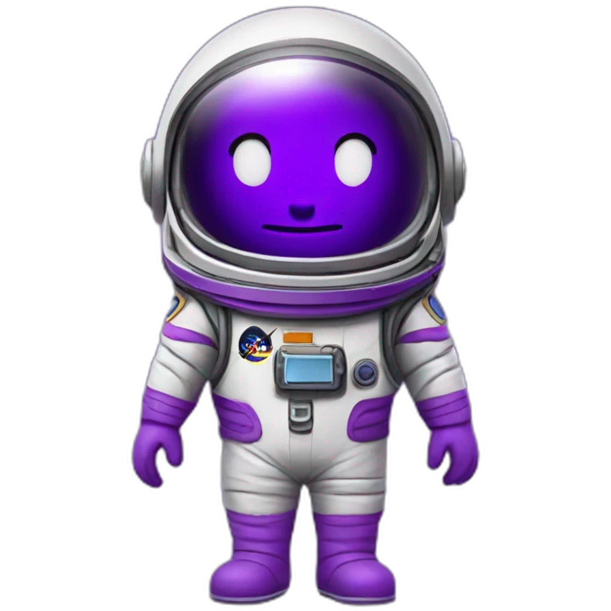 purple funny spaceman emoji