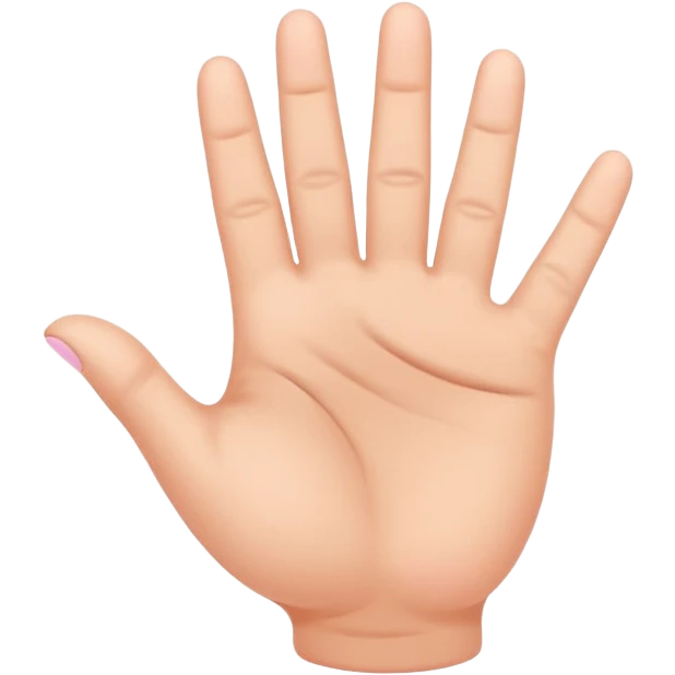 abstract hand gesture emoji implying fingering, using soft colors and minimal lines, no explicit anatomy, apple emoji style emoji