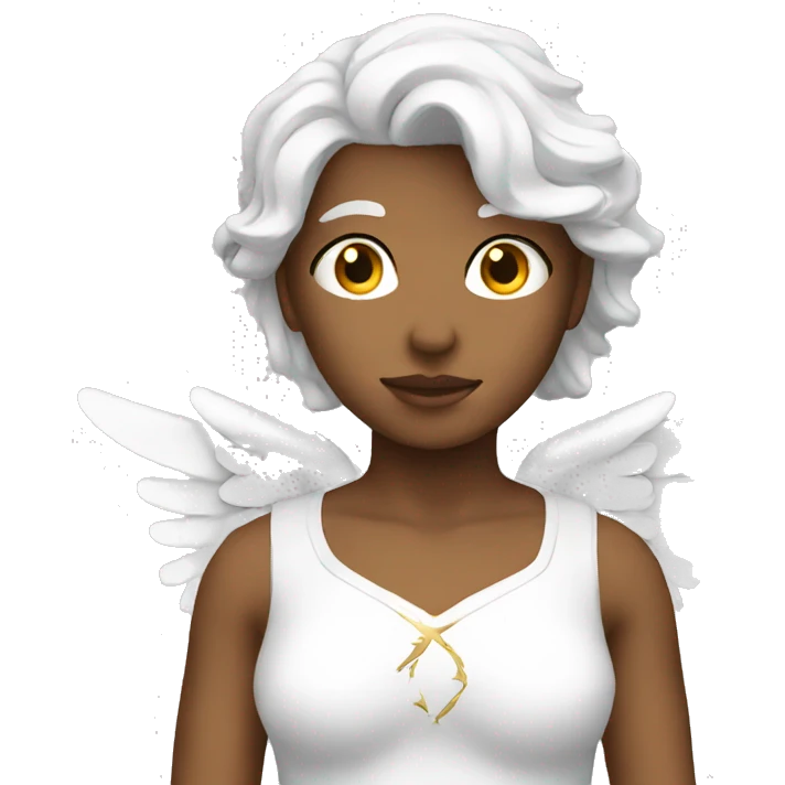 Angel white emoji