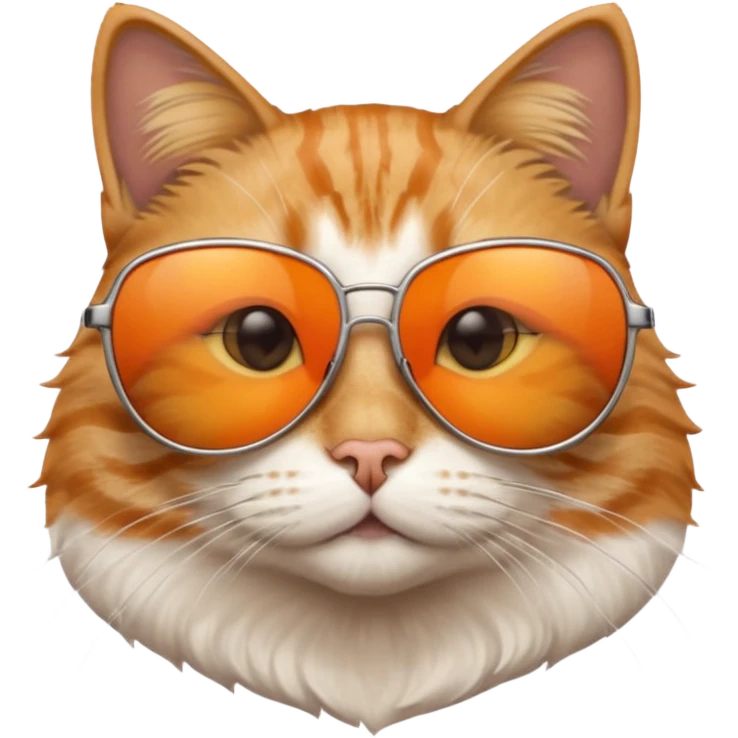 Cat wearing sunglasses emoji