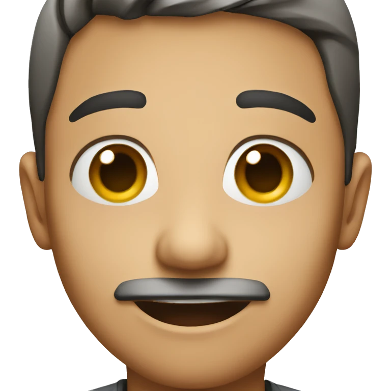 Side eye smile emoji
