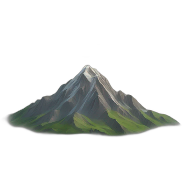 one Mountain emoji
