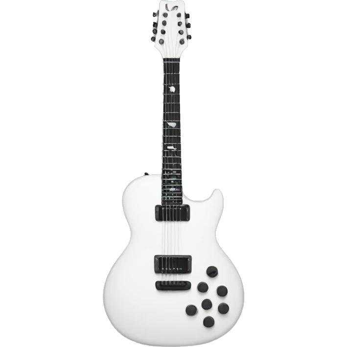 guitar white emoji