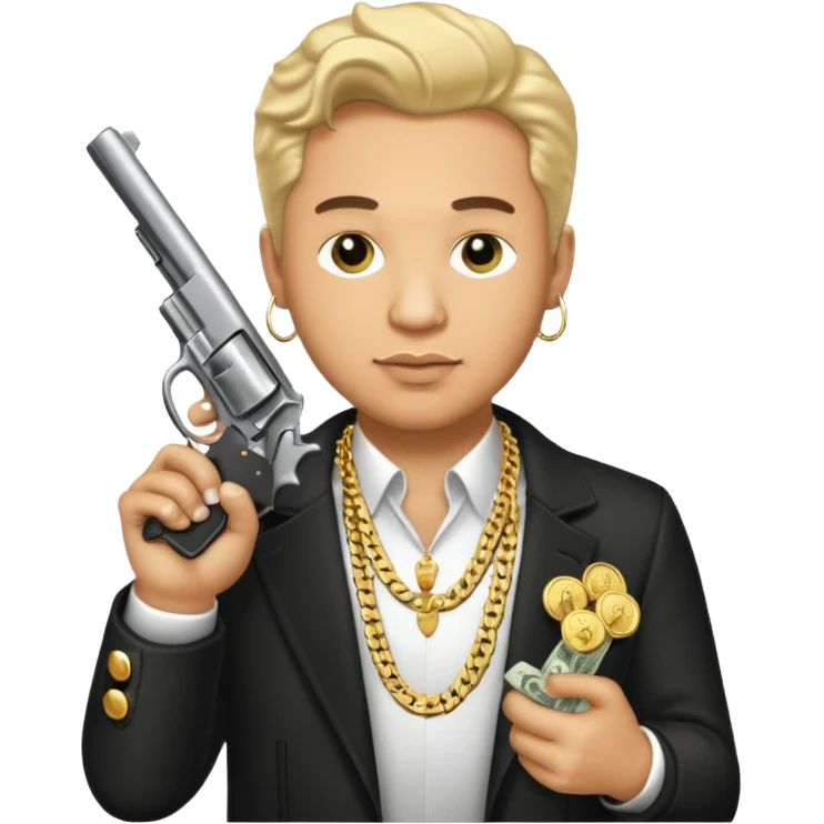 Ted Tiktok money gun "Sugar Daddy" titled emoji