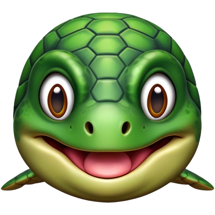 Turtles tongue out  emoji