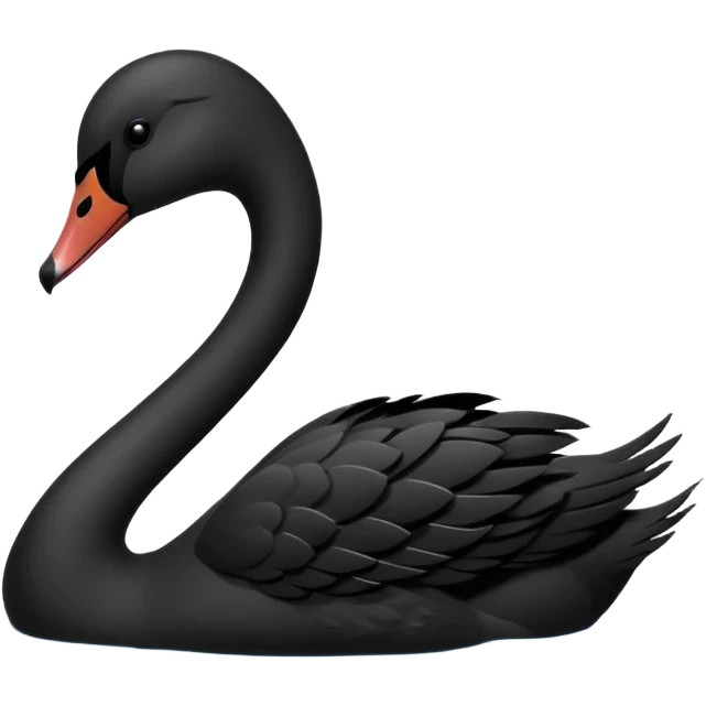 Black swan emoji