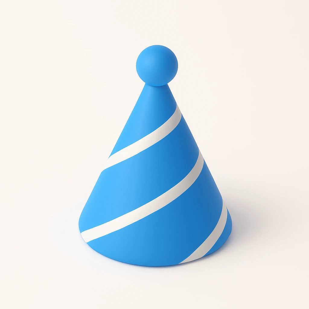 party hat emoji