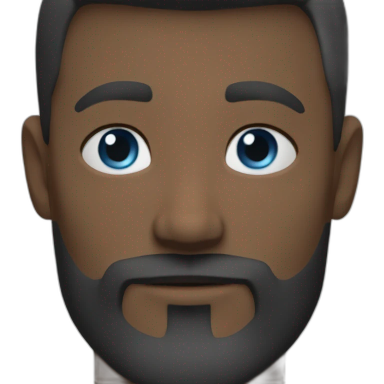 Benoît brown hear beard blue eyes emoji