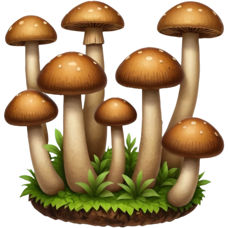 brown mushrooms emoji
