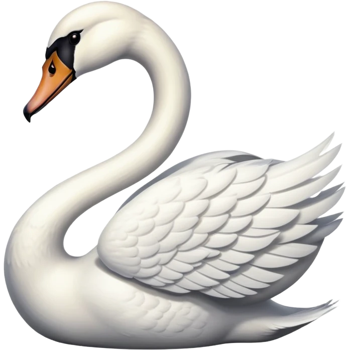 Swan black emoji