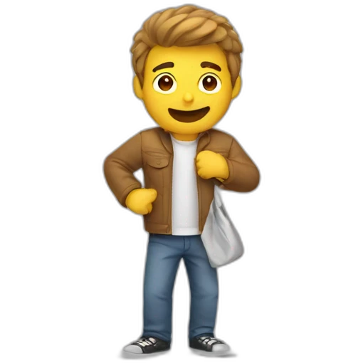 Guy doing stuff emoji
