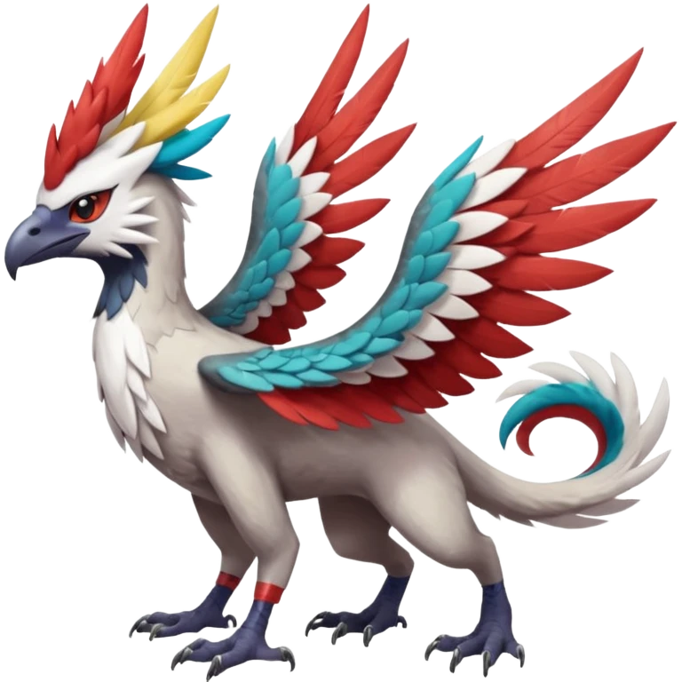 Trico-Gryphon-Latias-Silvally-fusion-creature (full body) emoji