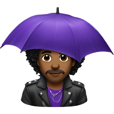 Purple rain emoji