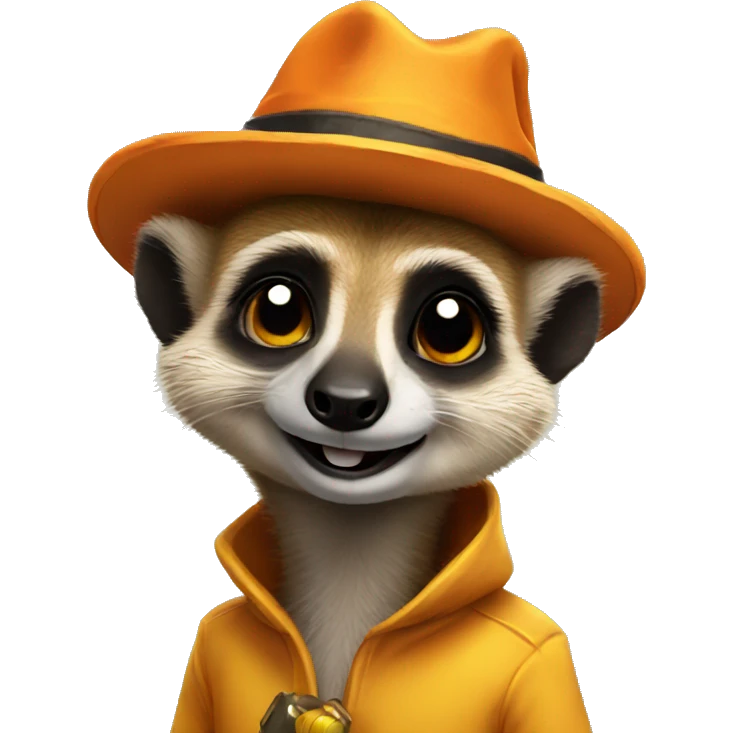 Meerkat halloween emoji