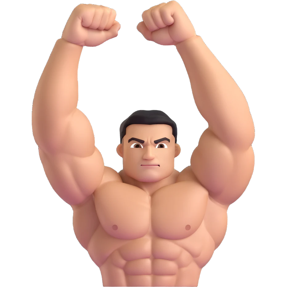 flexing muscle arm emoji