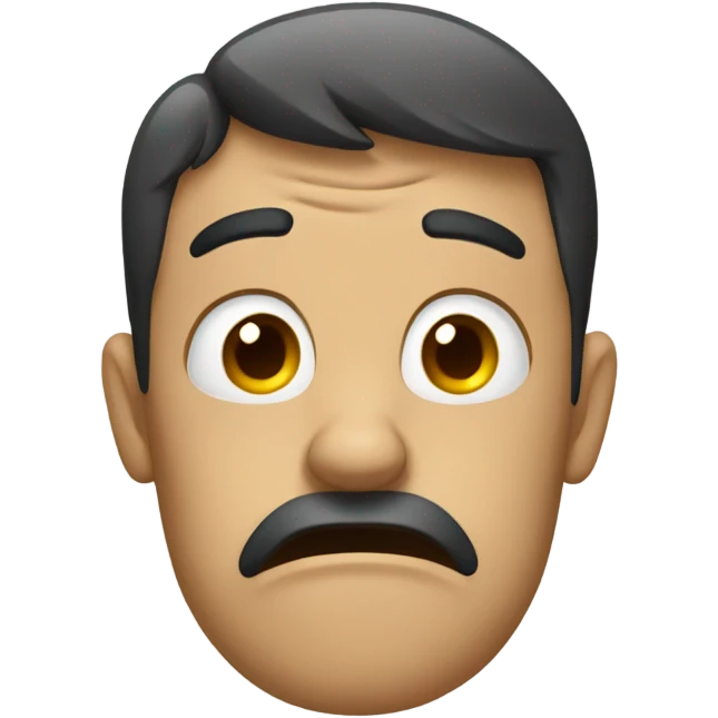 Exasperated emoji