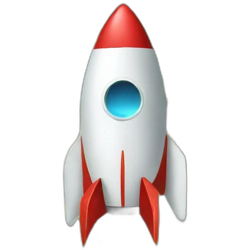 rocket and lot of money emoji