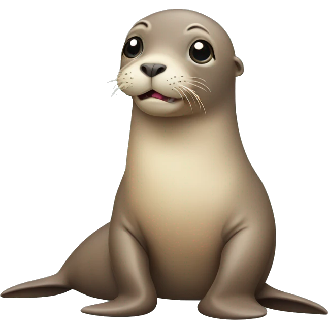 cute sea lion emoji