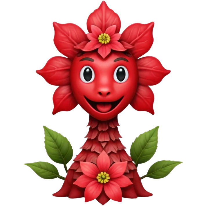 Stranger things demogorgon flower head apple ios emoji format emoji