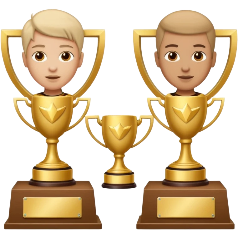 Versus / Duel : deux joueurs + VS, trophée/podium, ou deux écrans avec même objectif. emoji