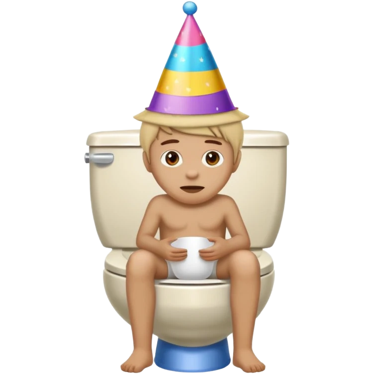Create a cababara on the toilet emoji