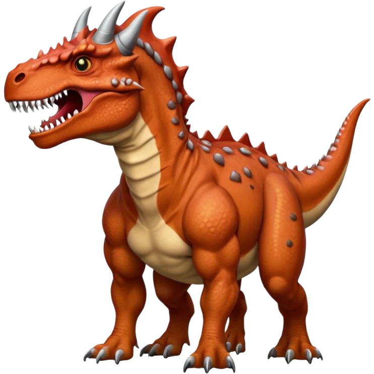 hyper realistic carnotaurus emoji