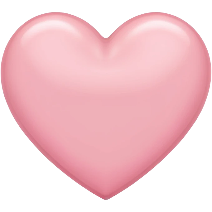 Corazón rosa claro emoji