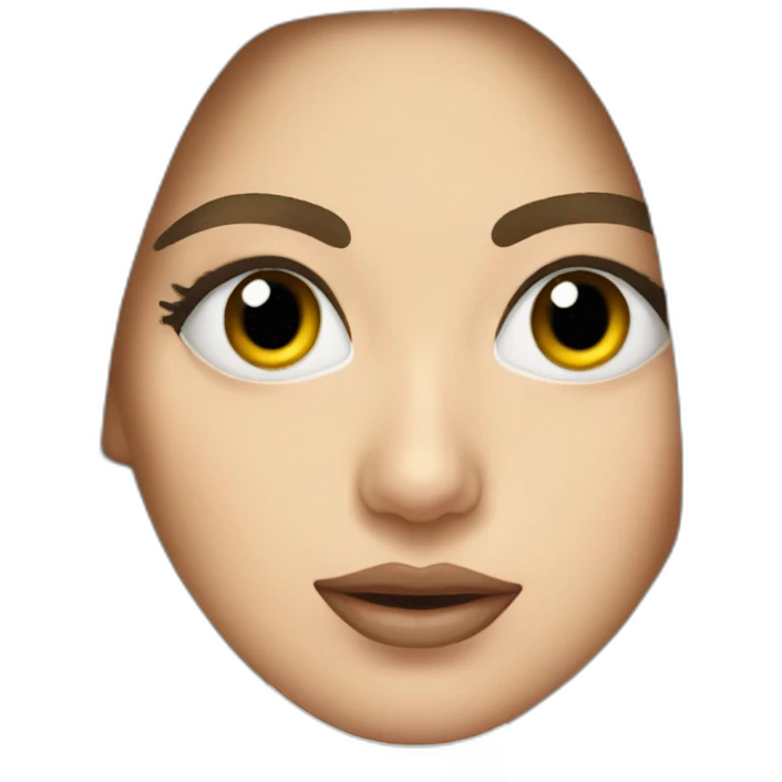 lady gaga face emoji