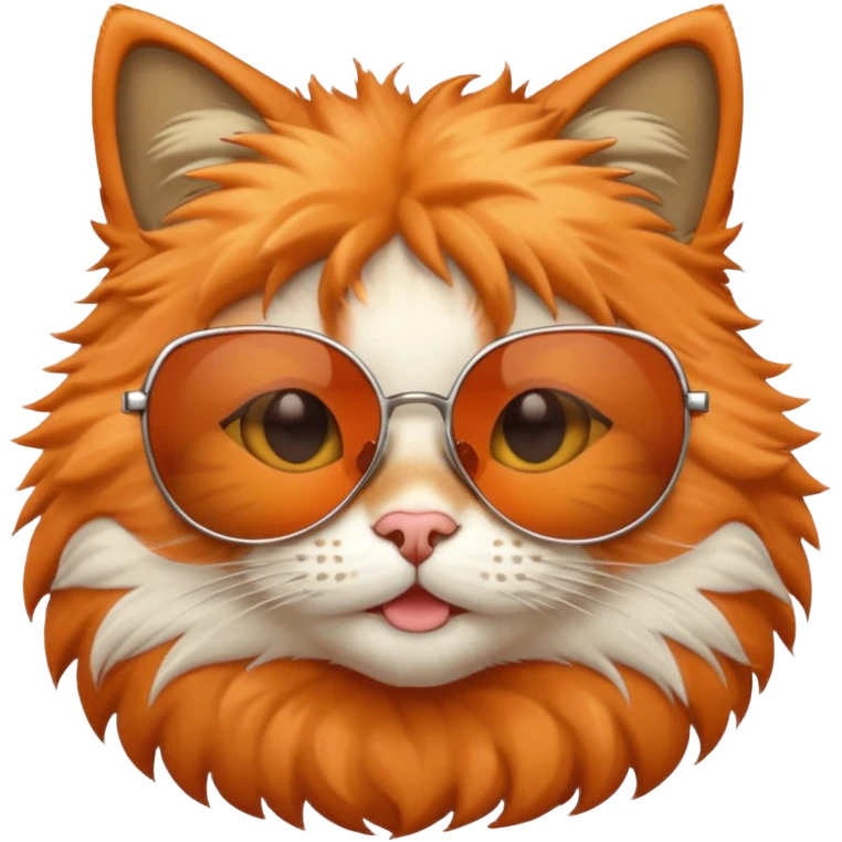 Cat wearing sunglasses emoji