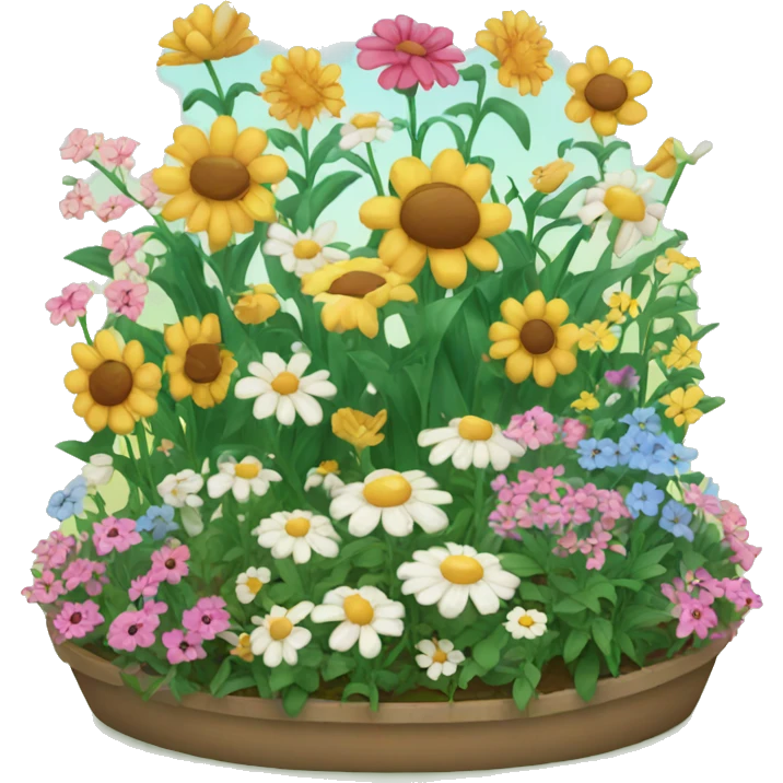 Flower garden emoji