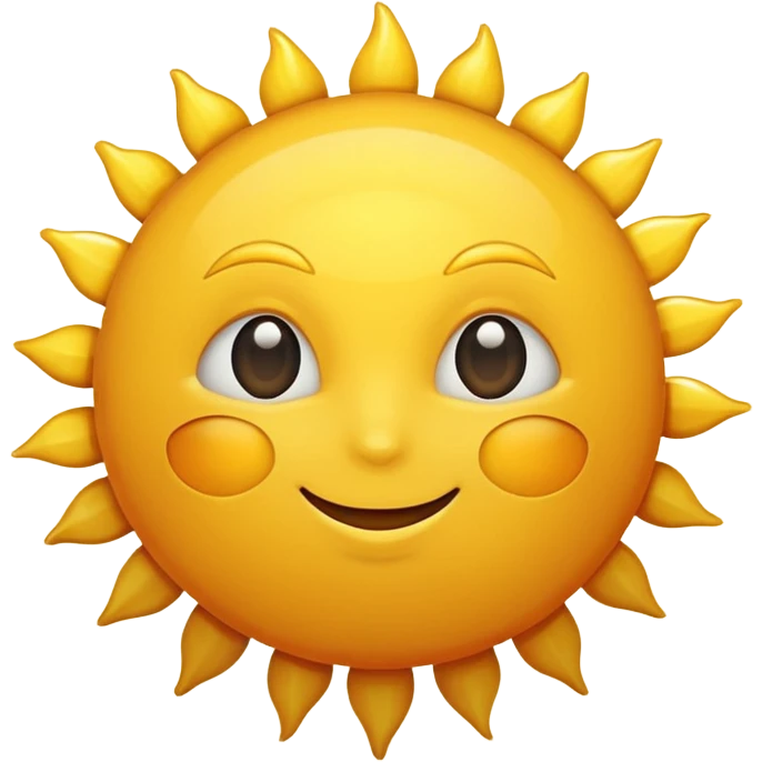 Sun emoji