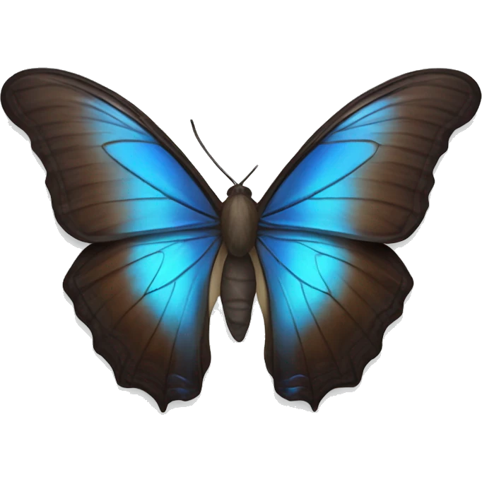 Blue morpho butterfly  emoji
