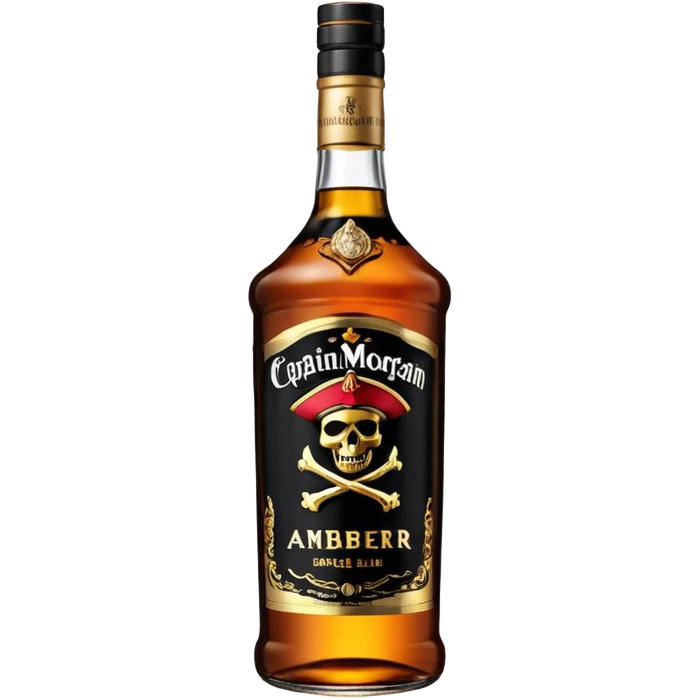 Bouteille de Captain Morgan, 1 l emoji
