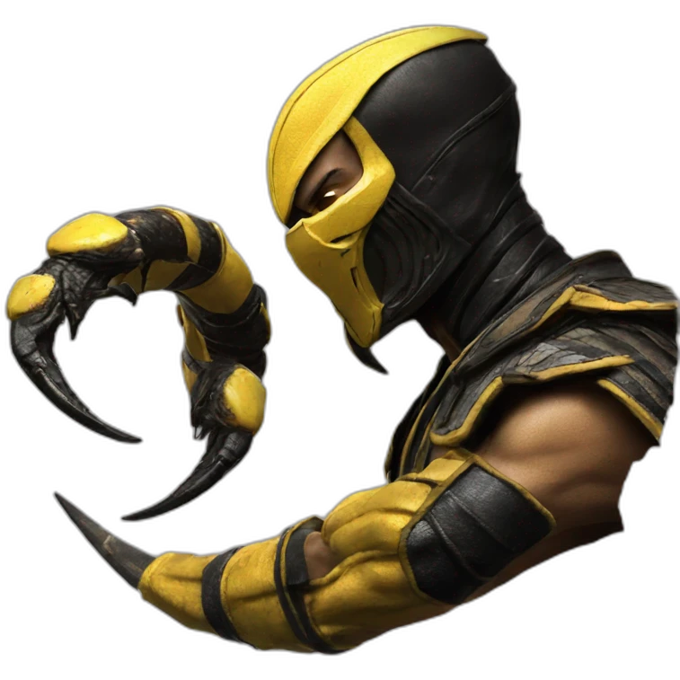 Scorpion mortal kombat 1 realistic emoji
