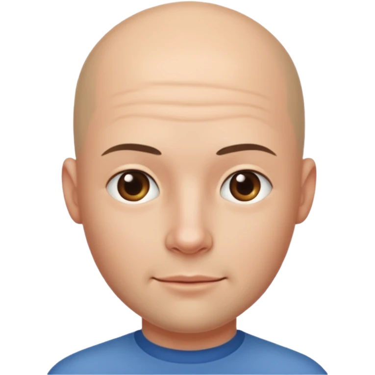 shaving bald head emoji