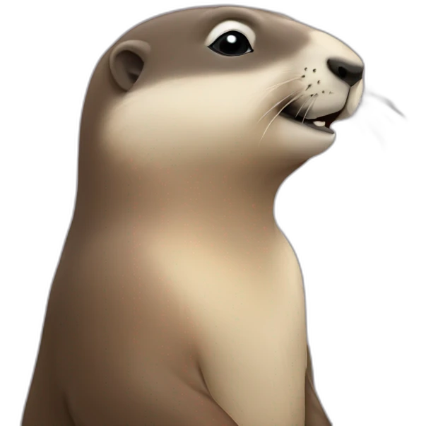 marmot kissing seal emoji