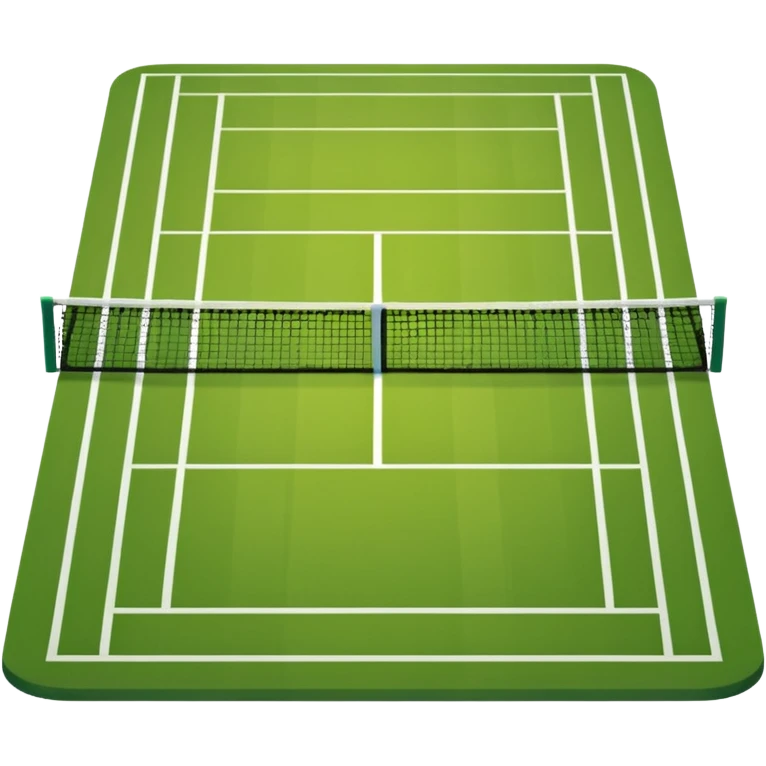 Colored tennis field emoji
