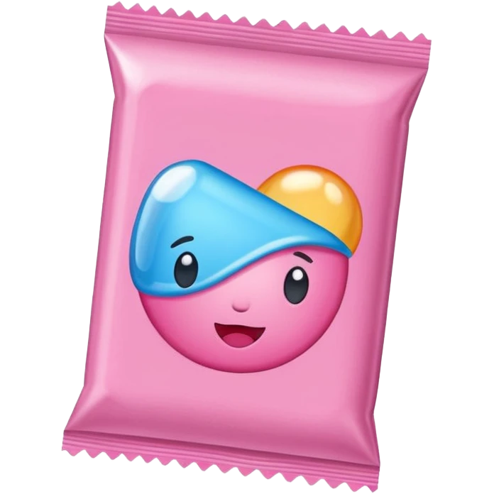 bubble gum packet emoji