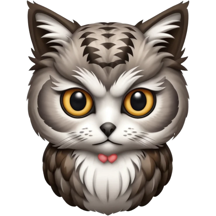 Cat owl emoji