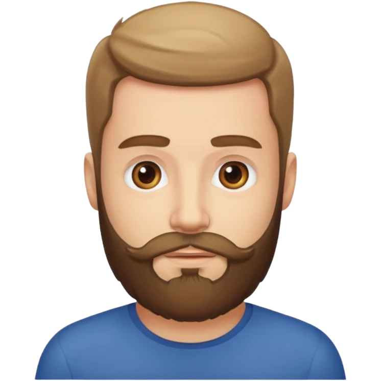head with beard emoji