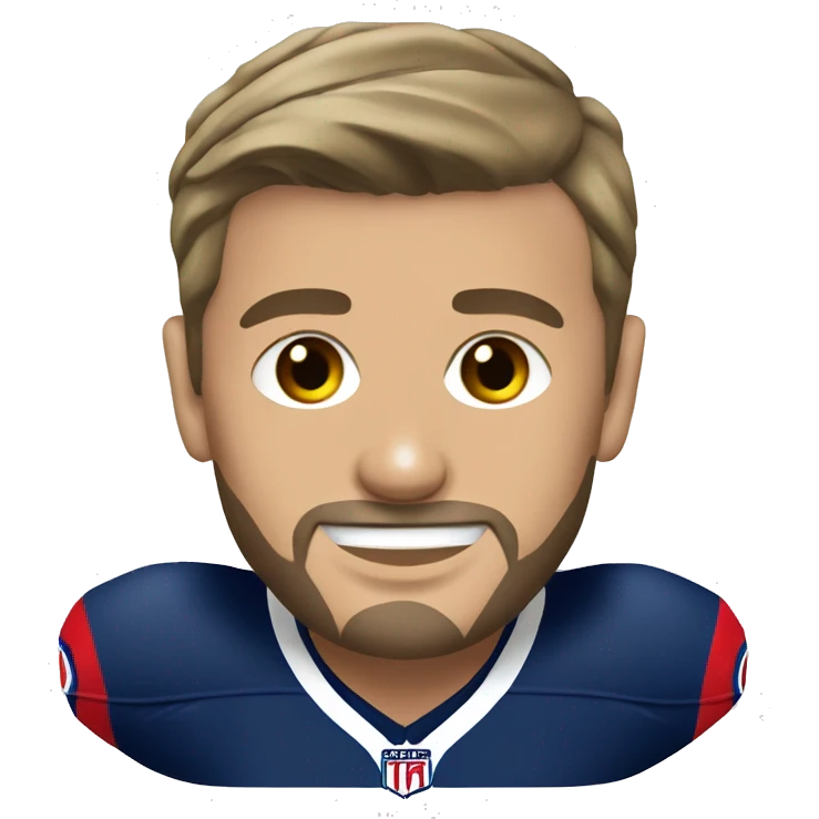 David-Beckham in a jersey emoji
