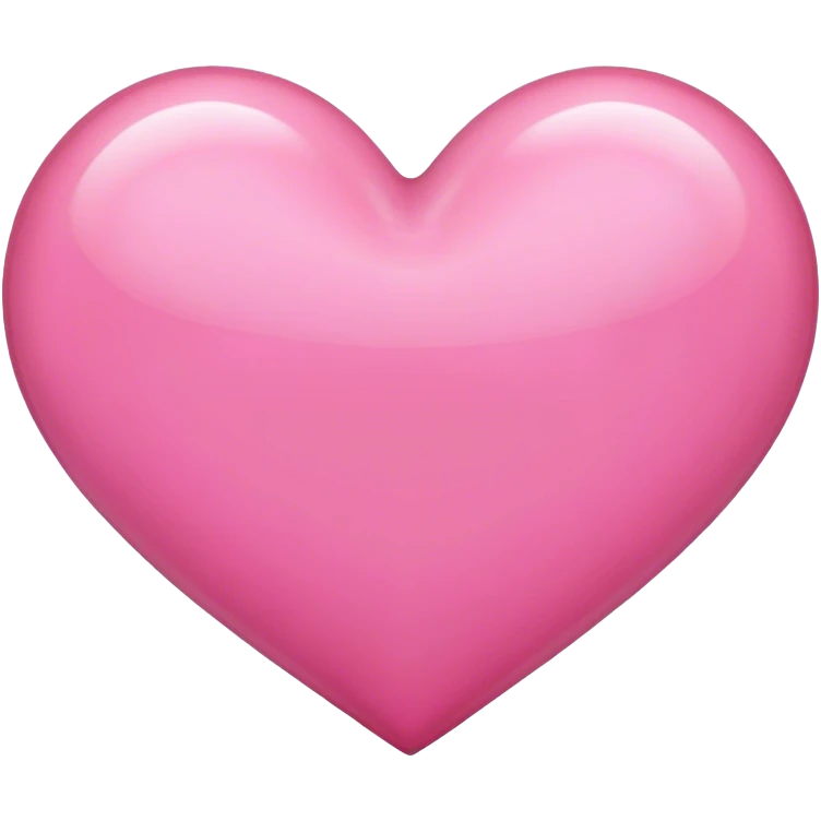 Pink heart emoji