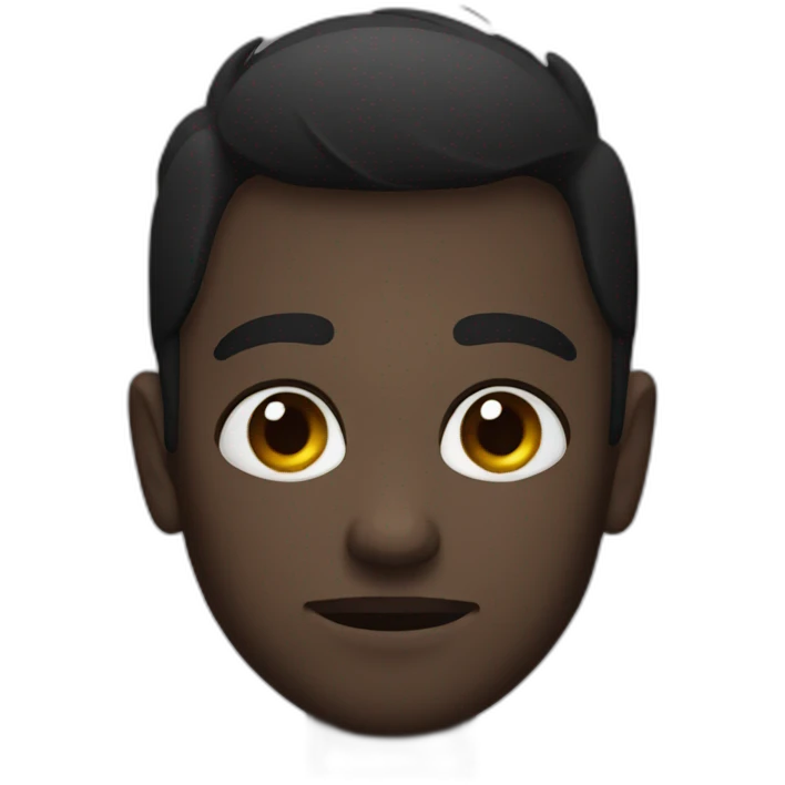 Black eyes Hello  emoji