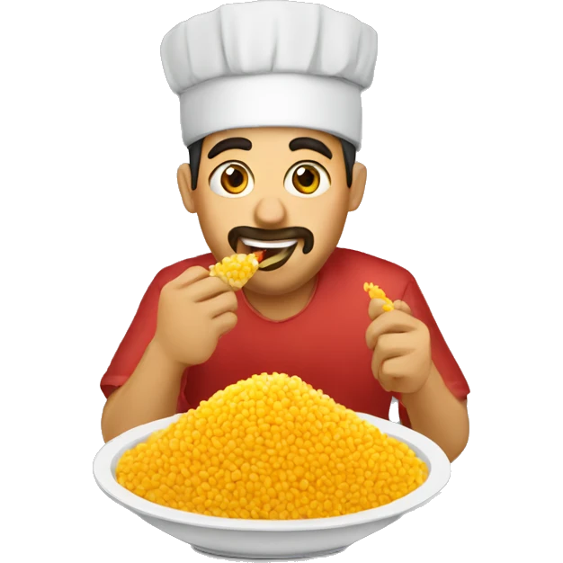 tunisian eating couscous emoji
