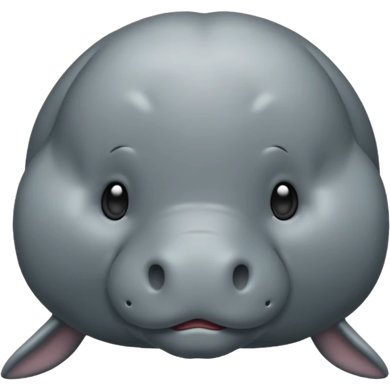 manatee emoji iphone style emoji