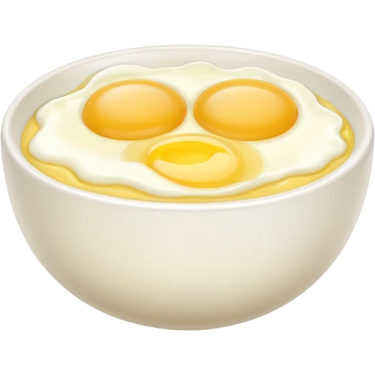 beaten egg in a bowl emoji
