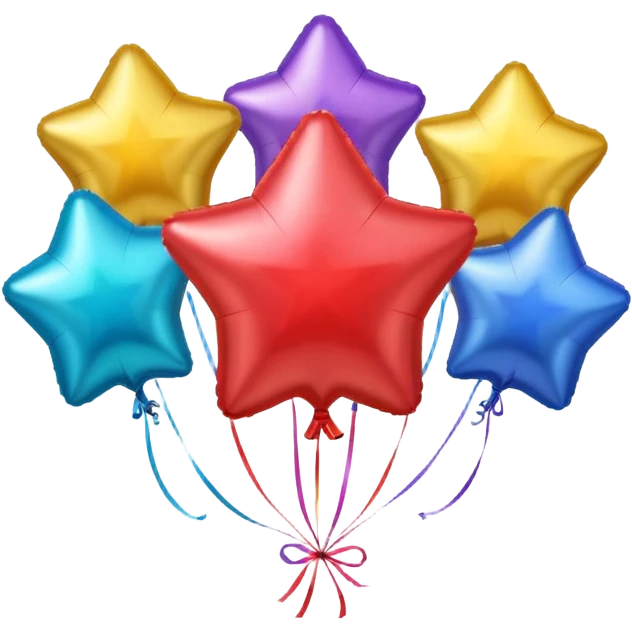 Star balloons emoji