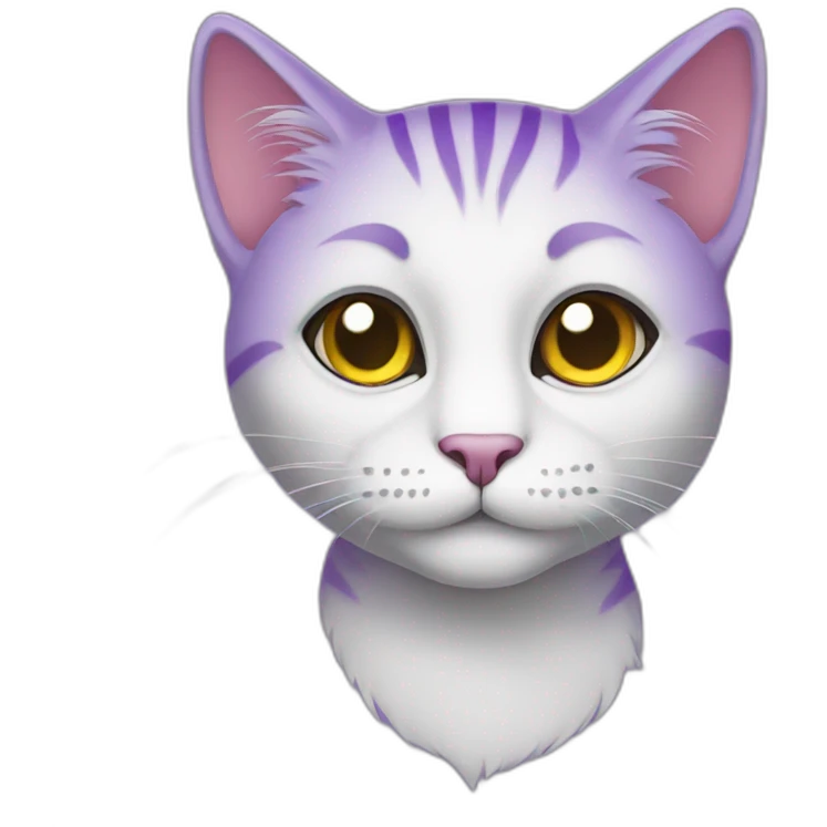 Purple cat emoji